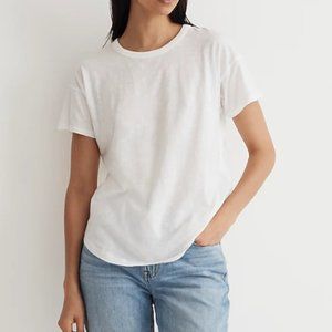 Madewell Whisper Tee in Optic White
